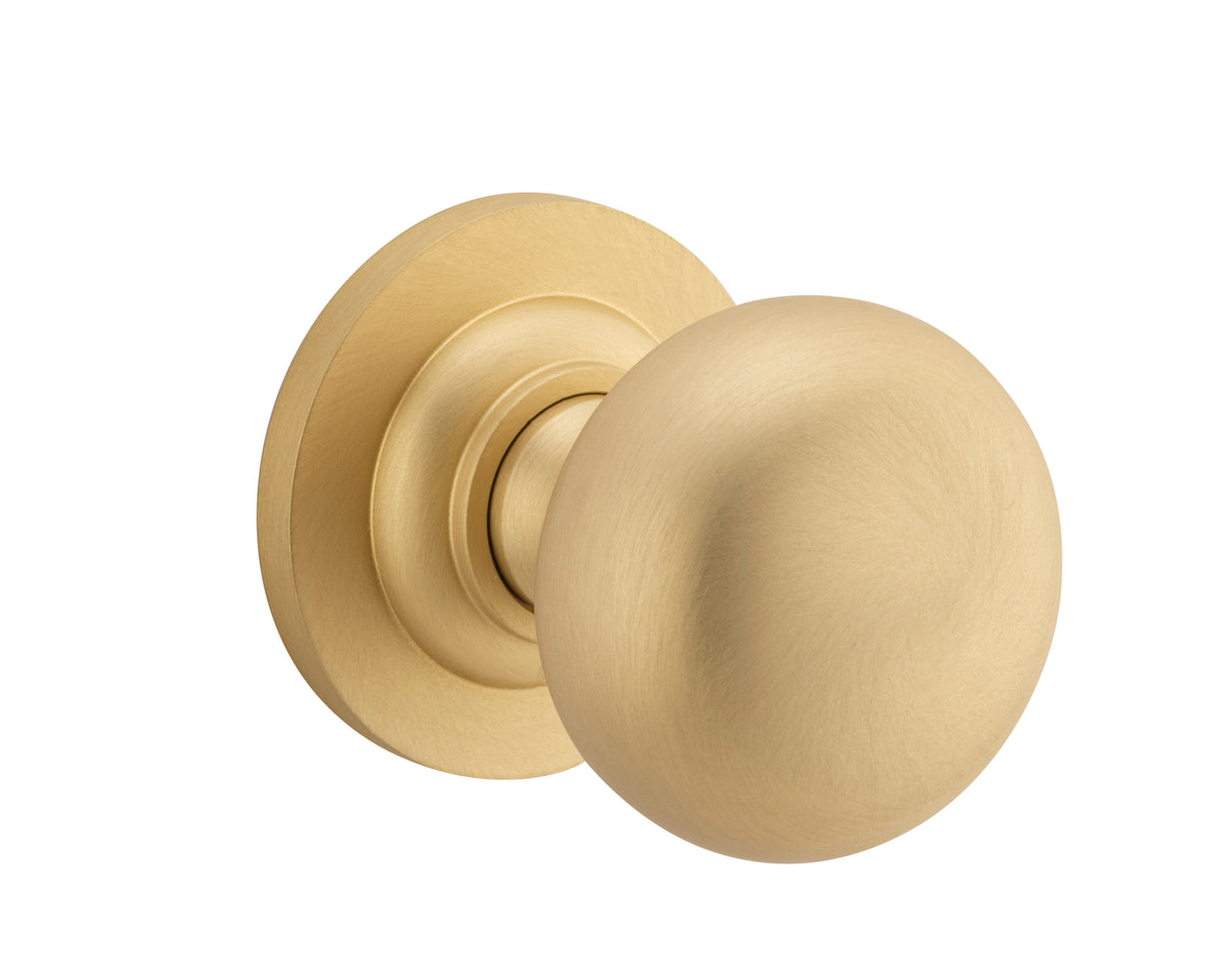 Iver Cambridge Round Rose Knob Set - Complete Kits