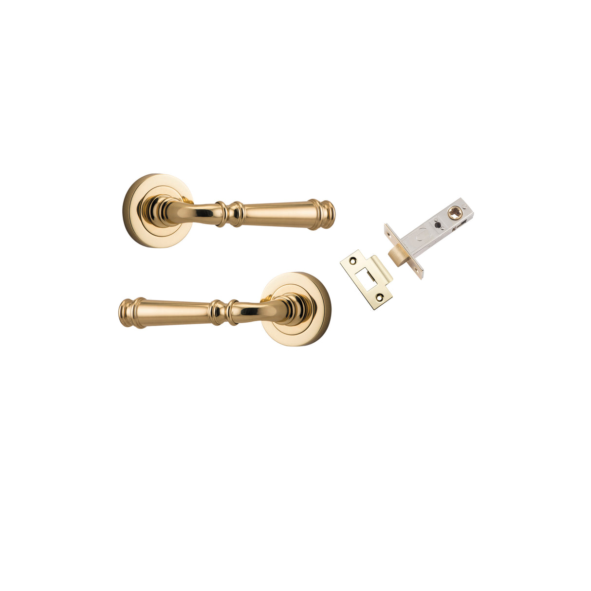 Iver Verona Round Rose Lever Set - Complete Kits
