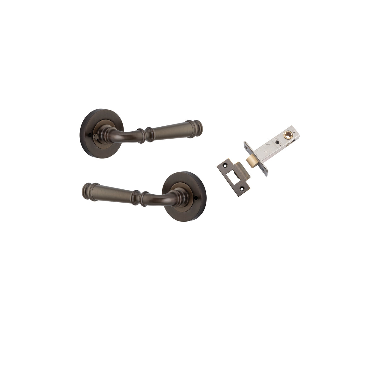 Iver Verona Round Rose Lever Set - Complete Kits