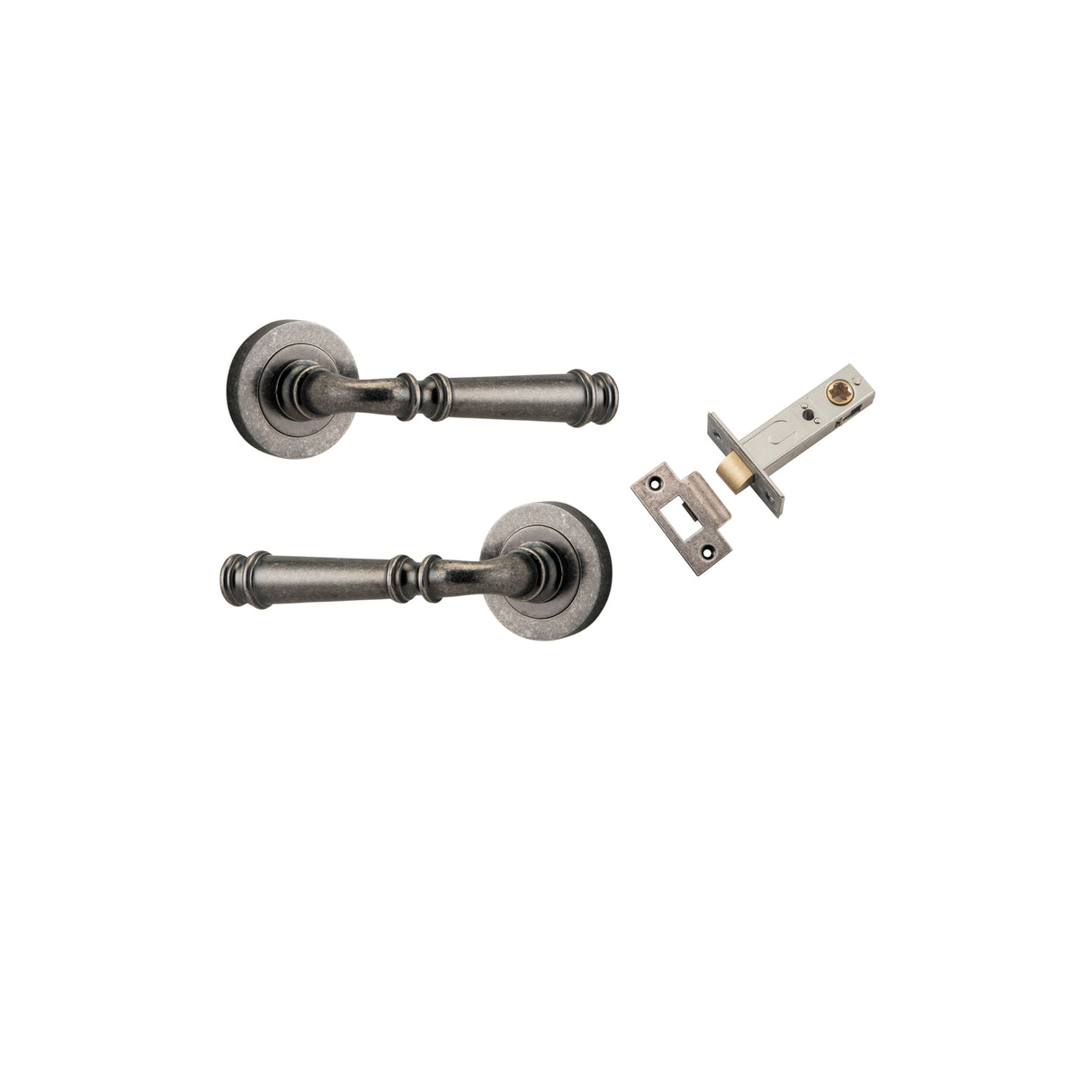 Iver Verona Round Rose Lever Set - Complete Kits