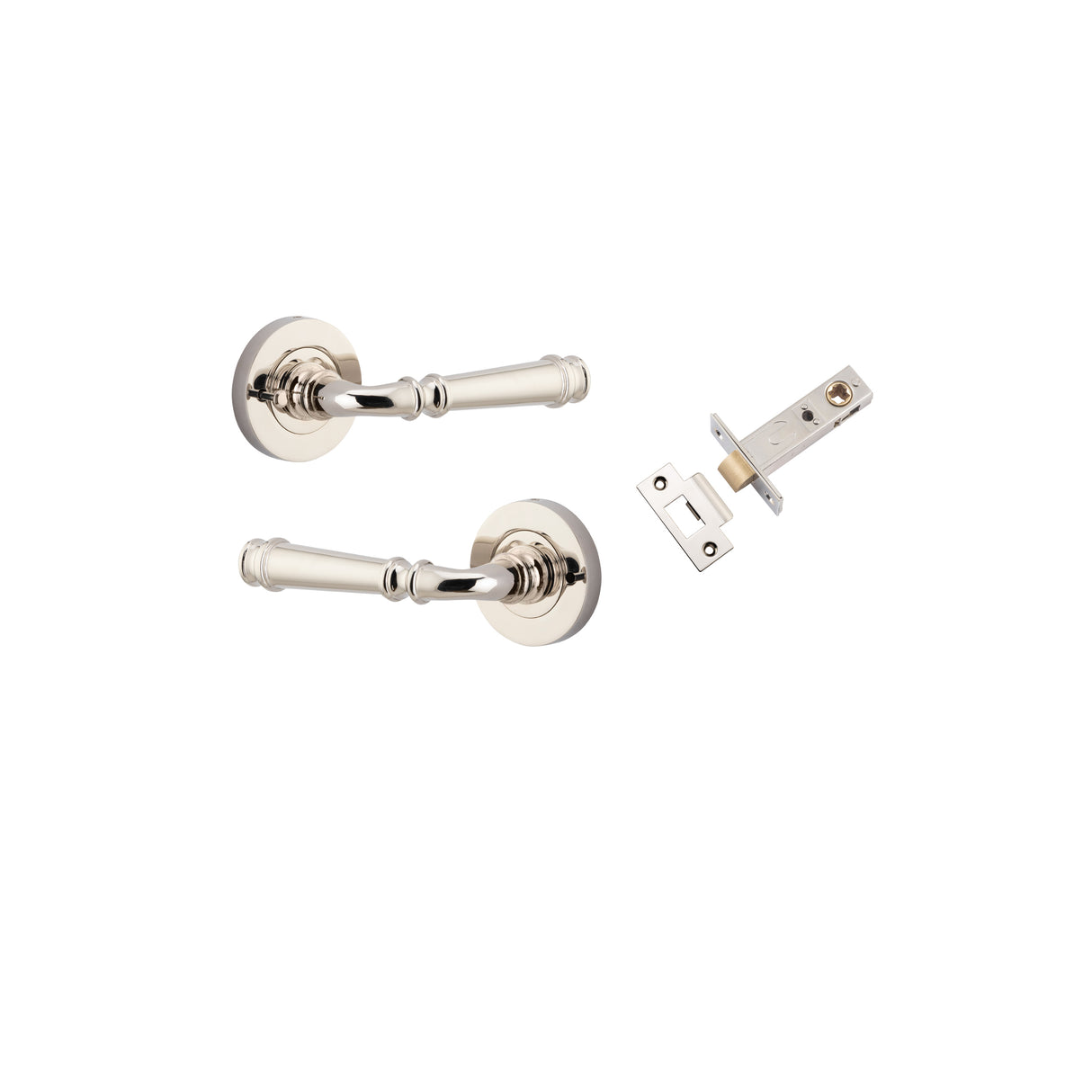Iver Verona Round Rose Lever Set - Complete Kits