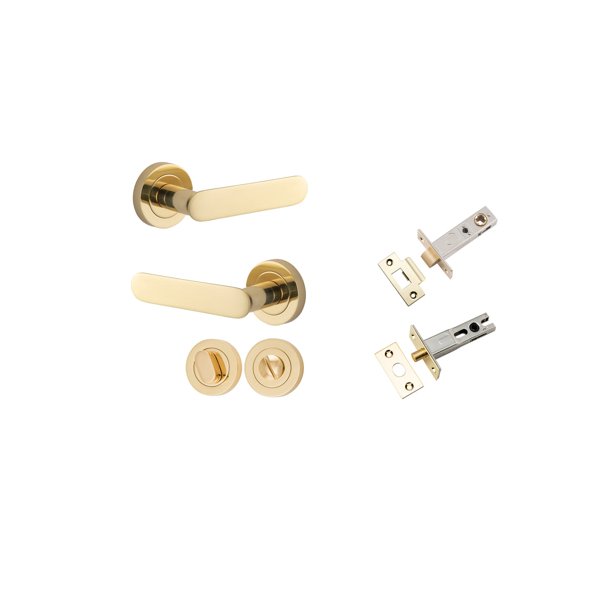 Iver Bronte Round Rose Lever Set - Complete Kits