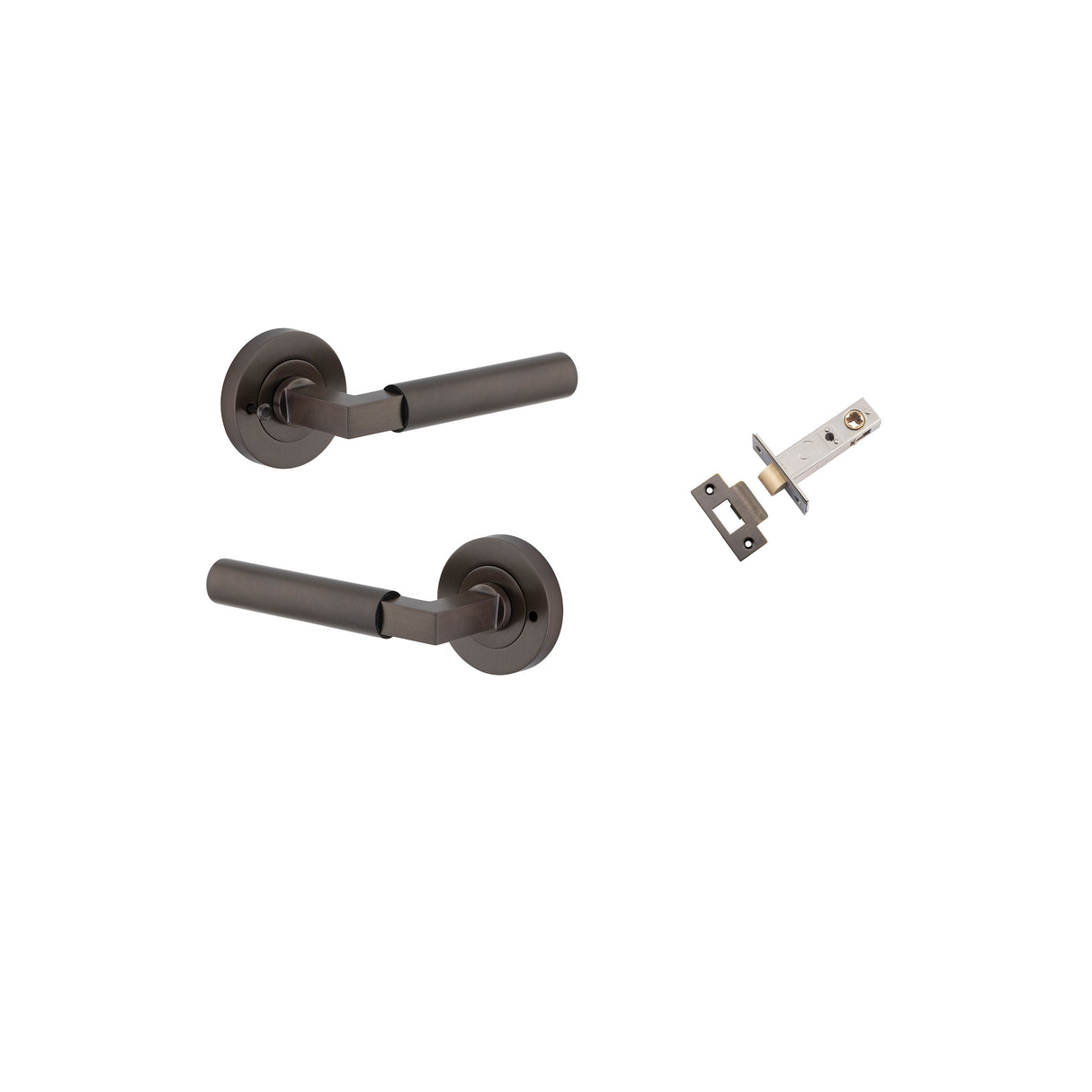 Iver Berlin Round Rose Lever Set - Complete Kits
