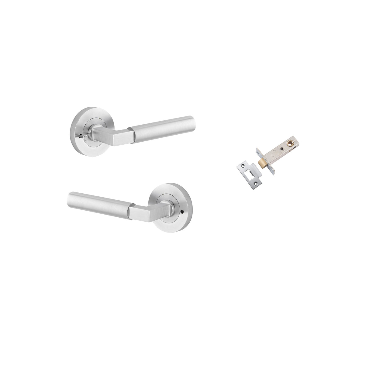 Iver Berlin Round Rose Lever Set - Complete Kits