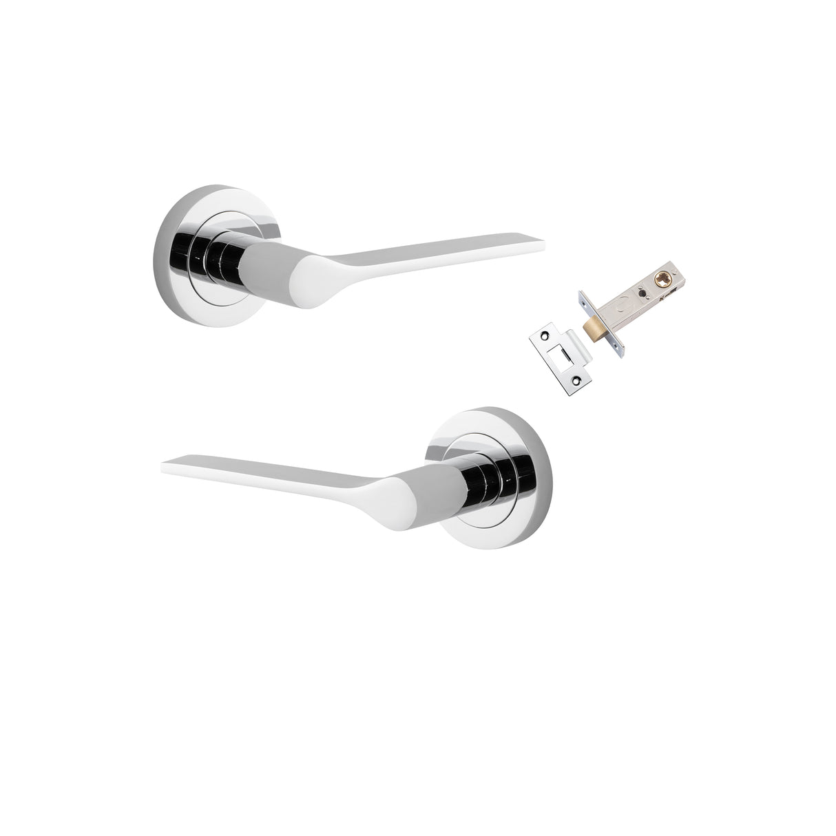 Iver Como Round Rose Lever Set - Complete Kits