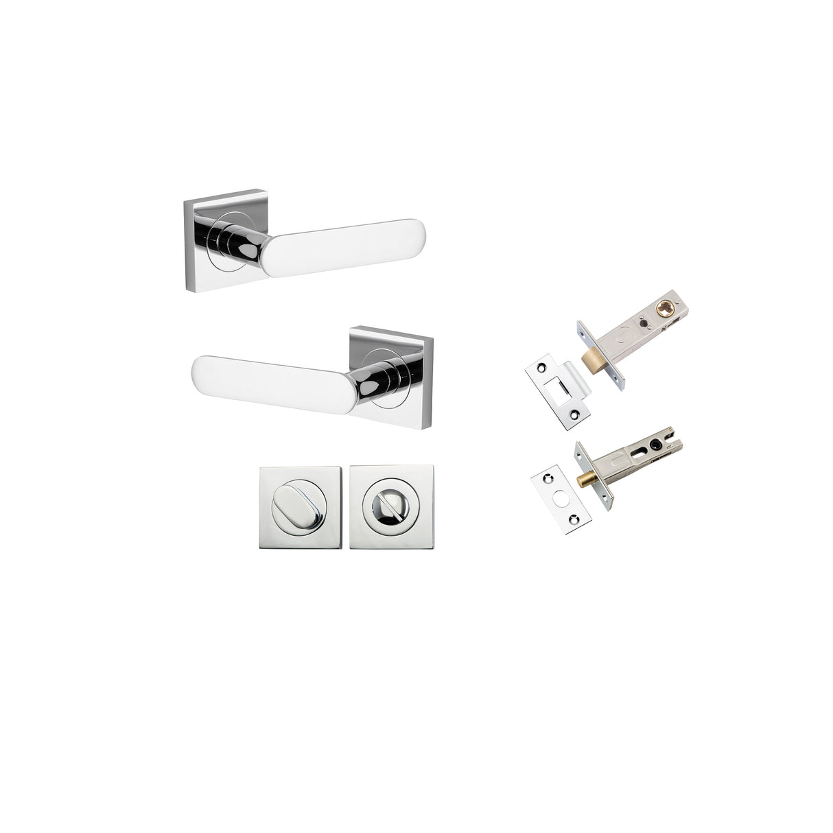 Iver Bronte Square Rose Lever Set - Complete Kits
