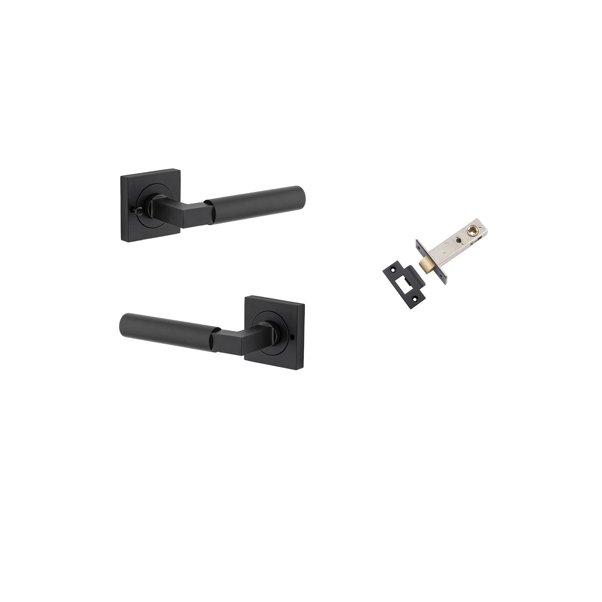 Iver Berlin Square Rose Lever Set - Complete Kits
