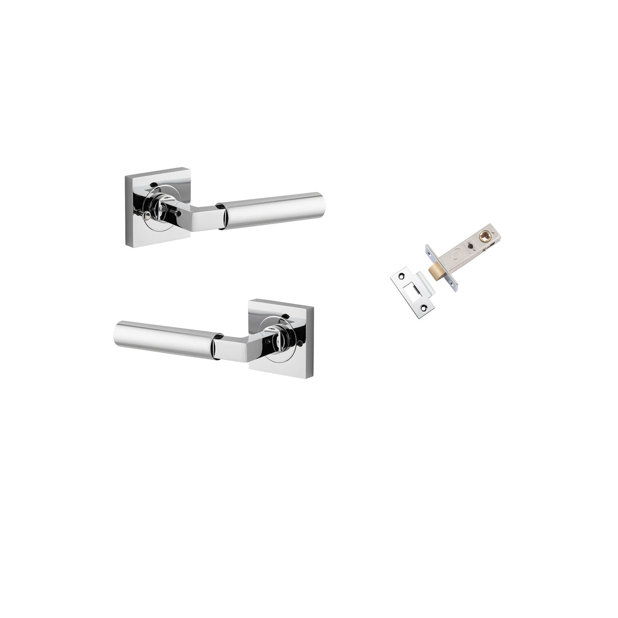 Iver Berlin Square Rose Lever Set - Complete Kits
