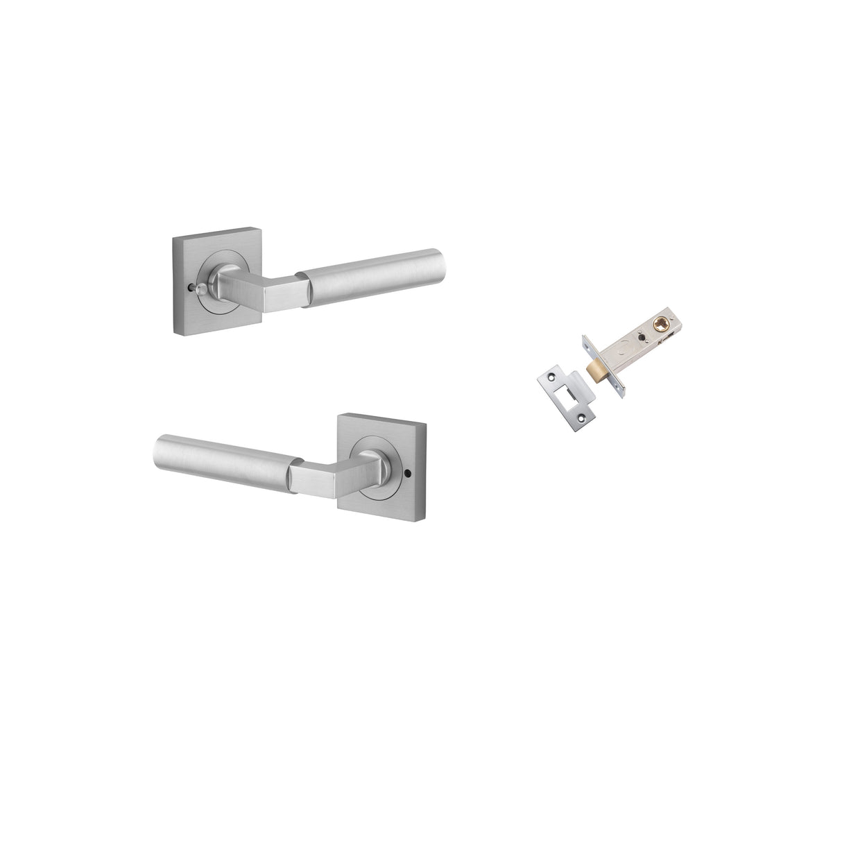 Iver Berlin Square Rose Lever Set - Complete Kits