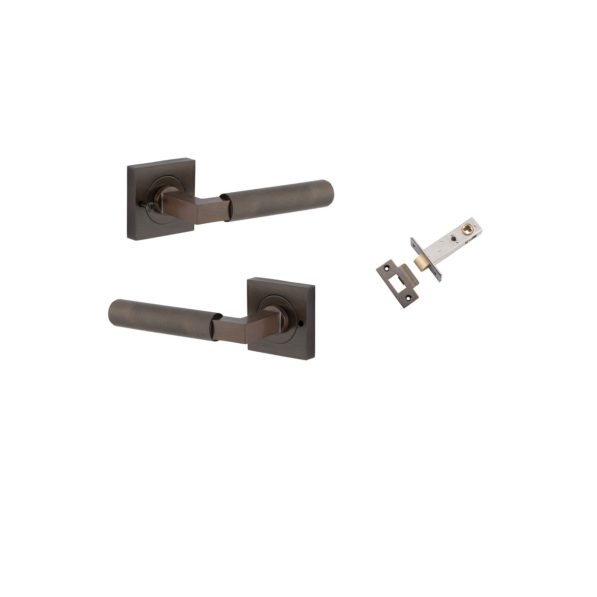 Iver Brunswick Square Rose Lever Set - Complete Kits