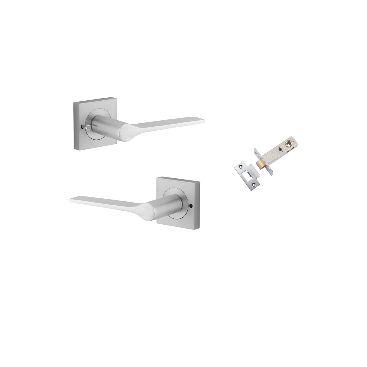 Iver Como Square Rose Lever Set - Complete Kits