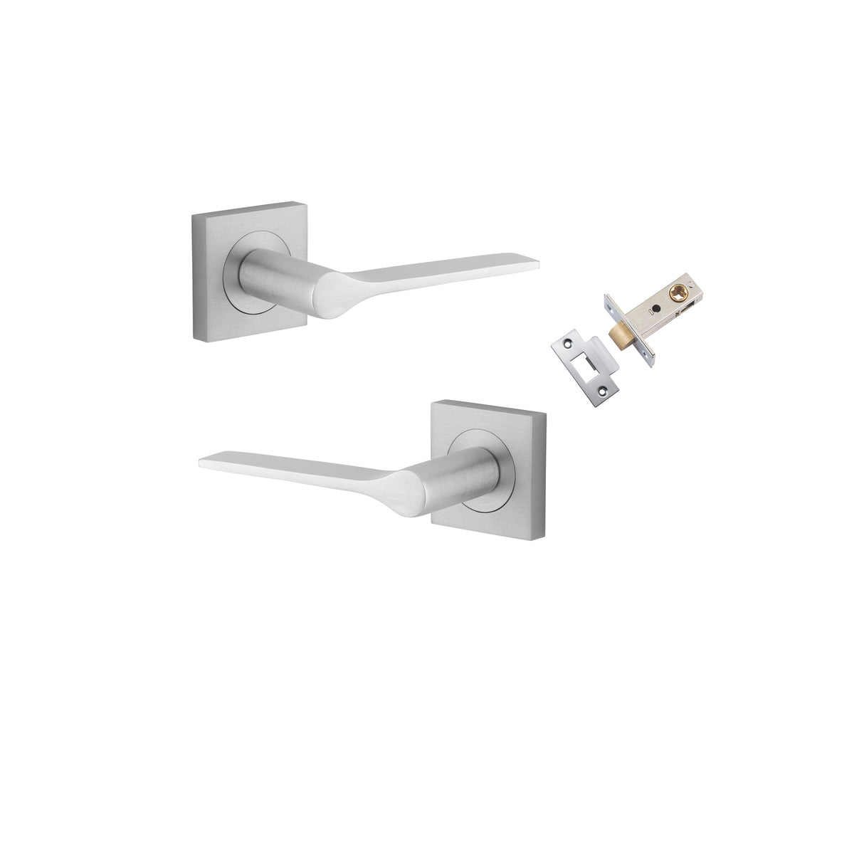 Iver Como Square Rose Lever Set - Complete Kits