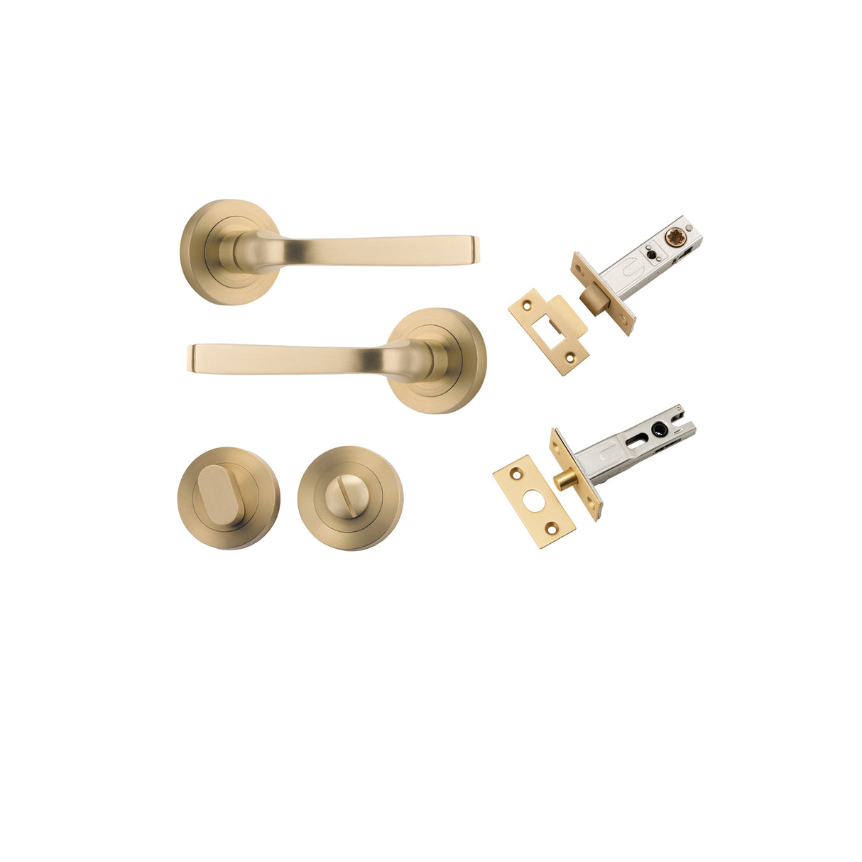 Iver Annecy Round Rose Lever Set - Complete Kits