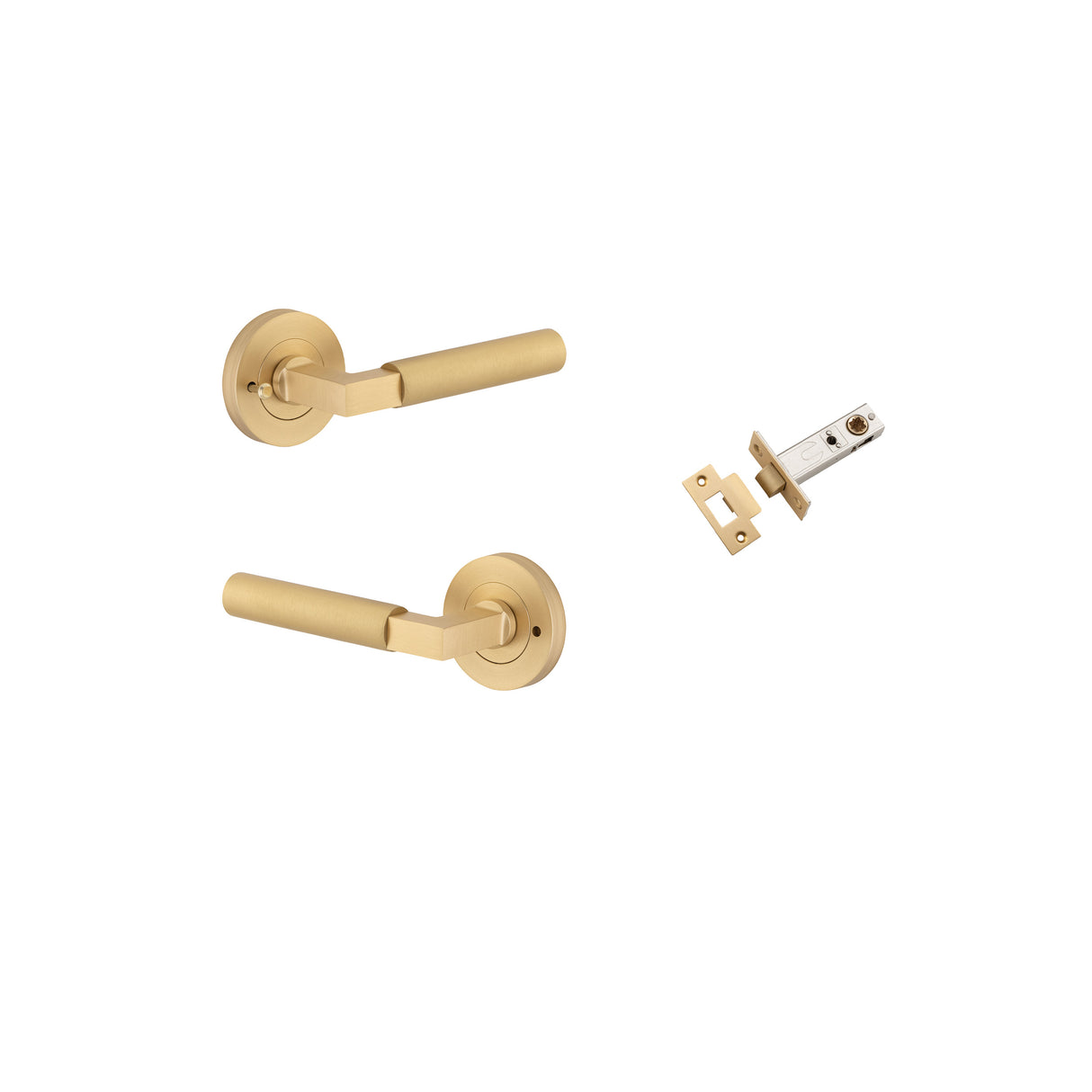 Iver Berlin Round Rose Lever Set - Complete Kits