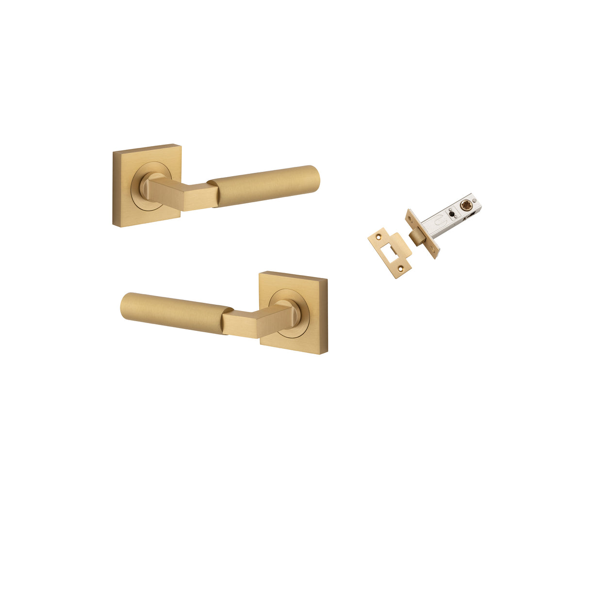 Iver Berlin Square Rose Lever Set - Complete Kits