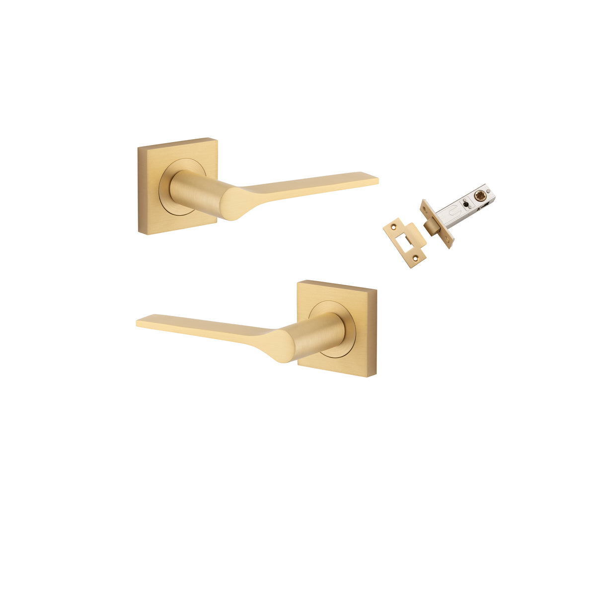 Iver Como Square Rose Lever Set - Complete Kits
