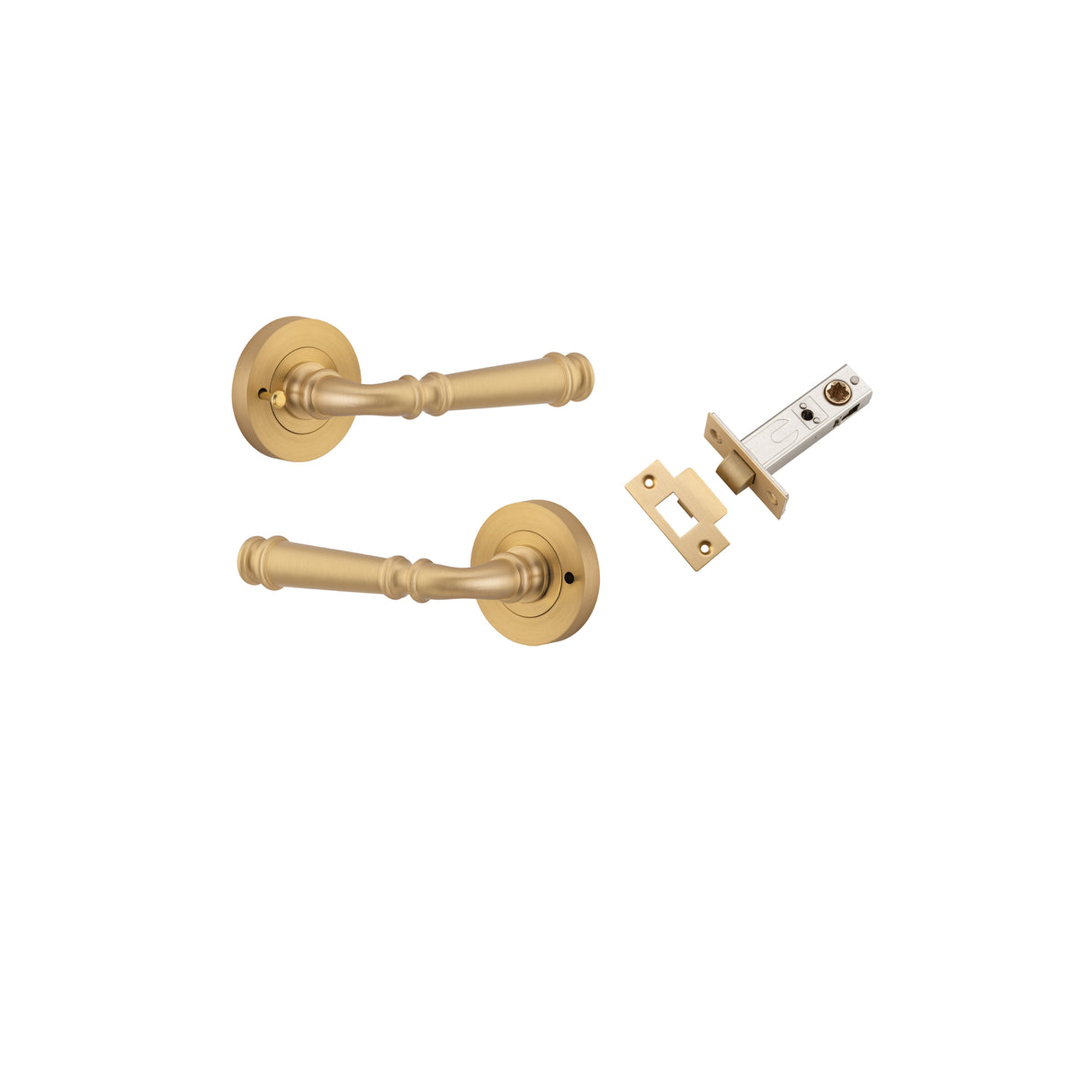 Iver Verona Round Rose Lever Set - Complete Kits