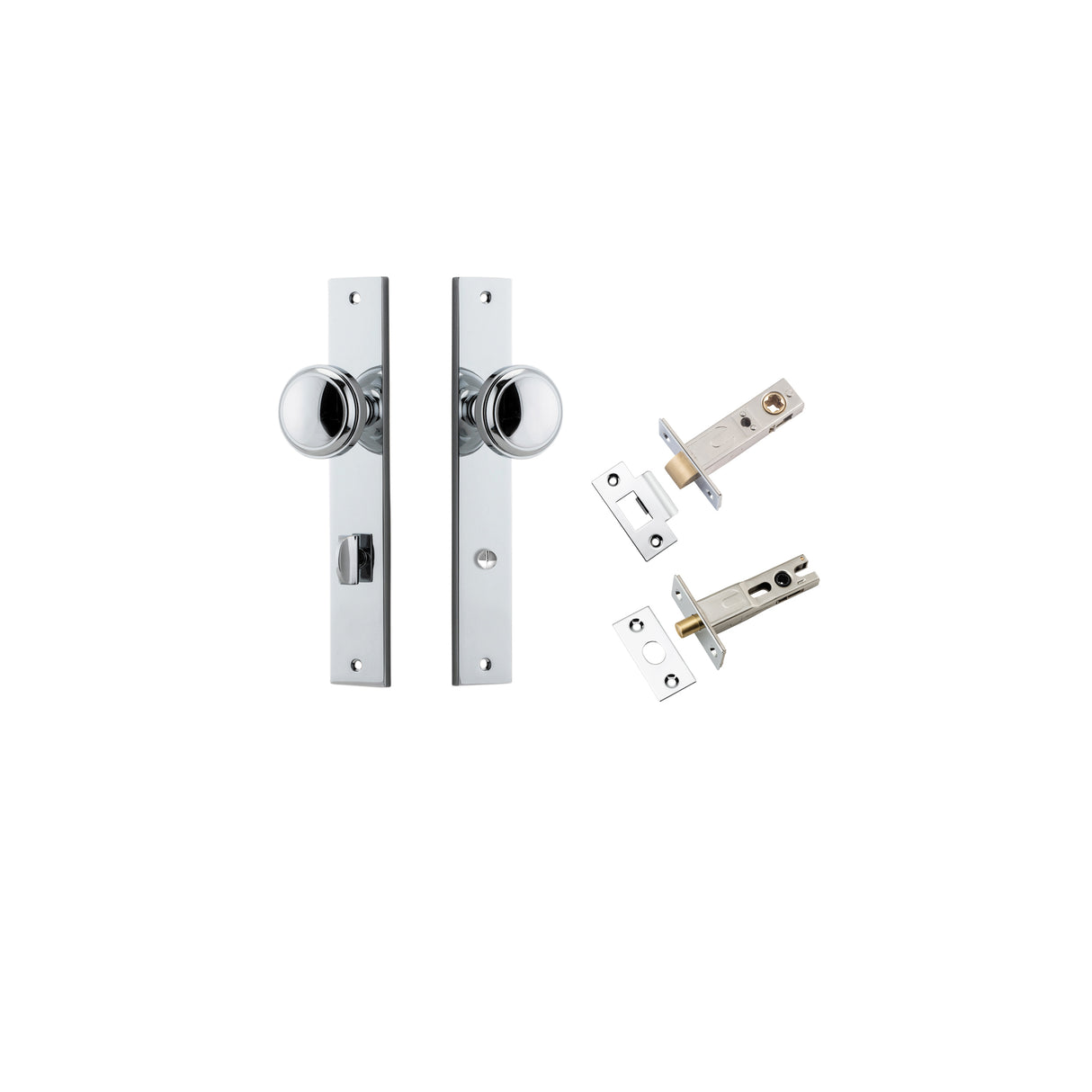 Iver Paddington Knob Rectangular Backplate - Complete Kits