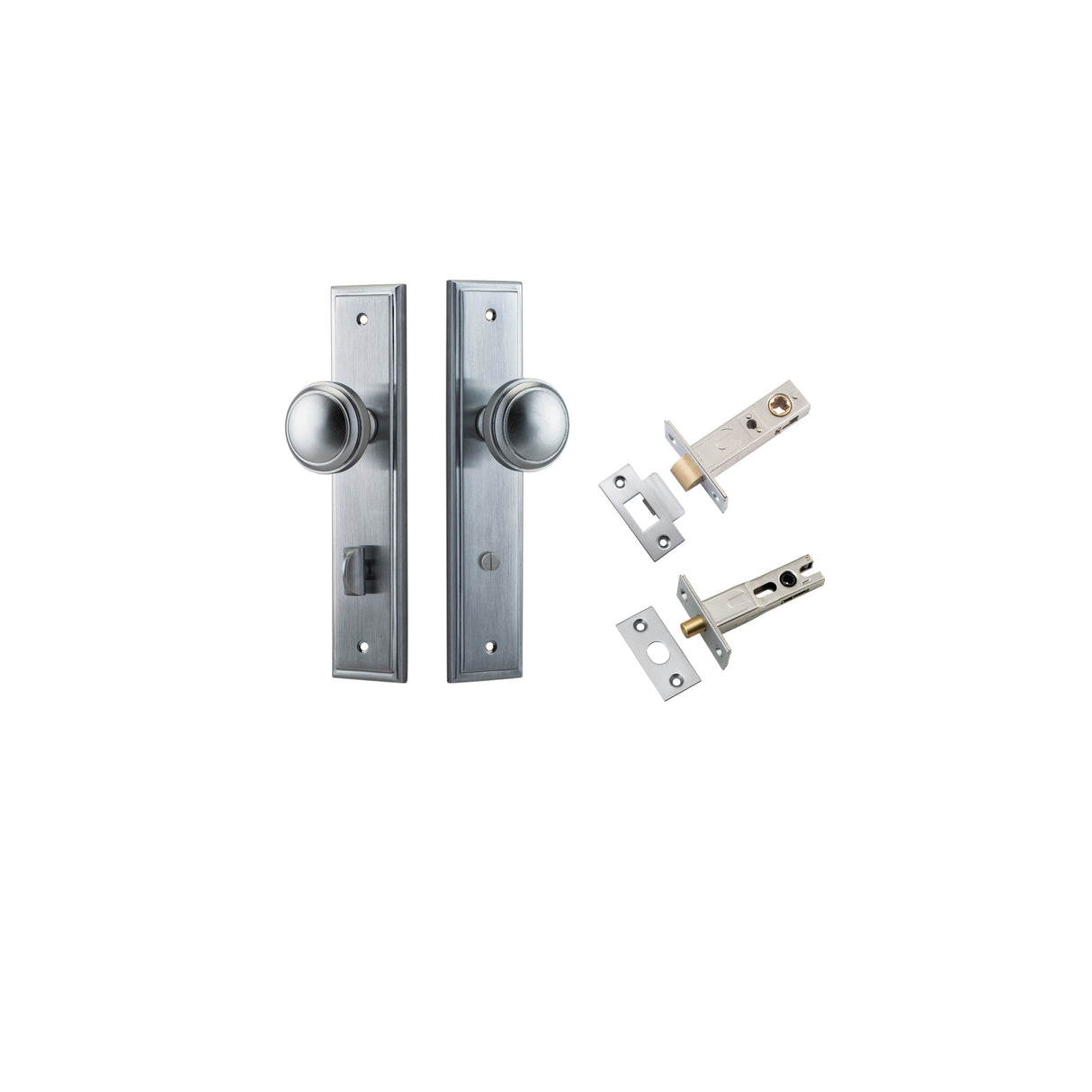 Iver Paddington Knob Stepped Backplate - Complete Kits