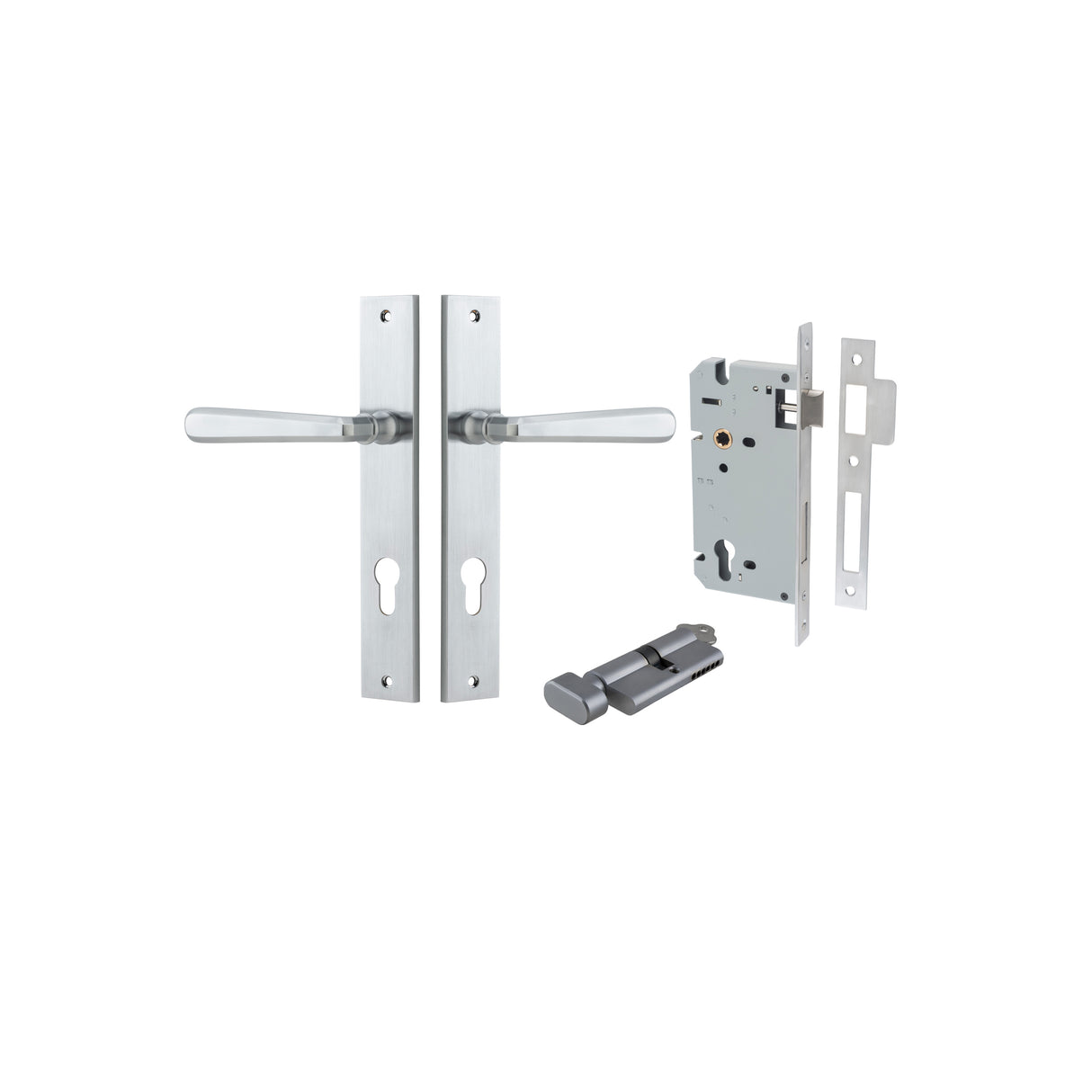 Iver Copenhagen Rectangular Backplate Lever - Complete Kits
