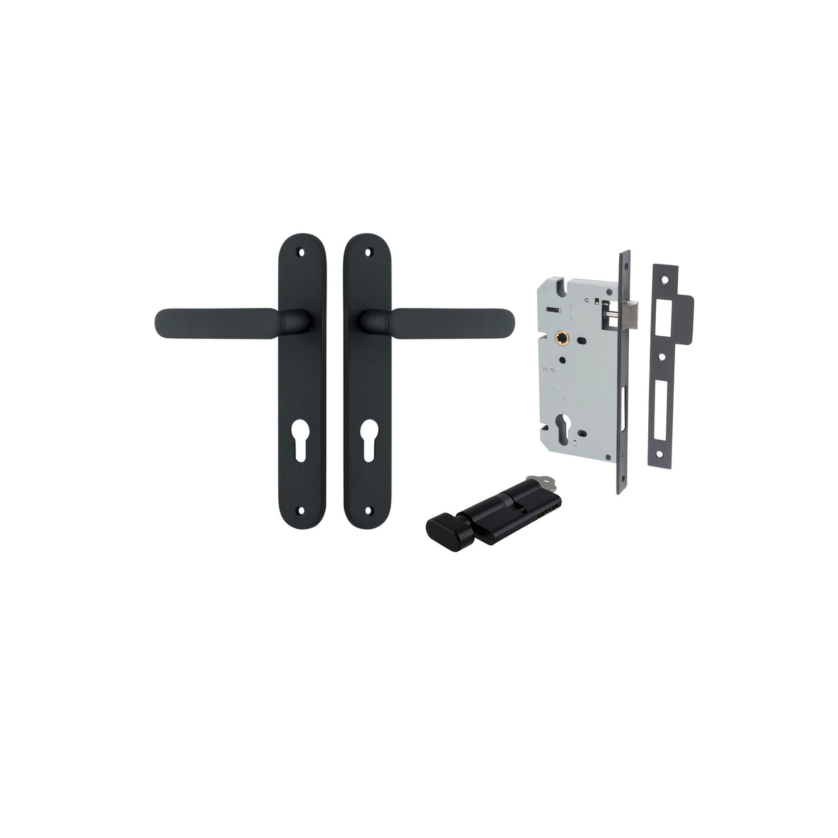 Iver Bronte Oval Backplate Lever - Complete Kits