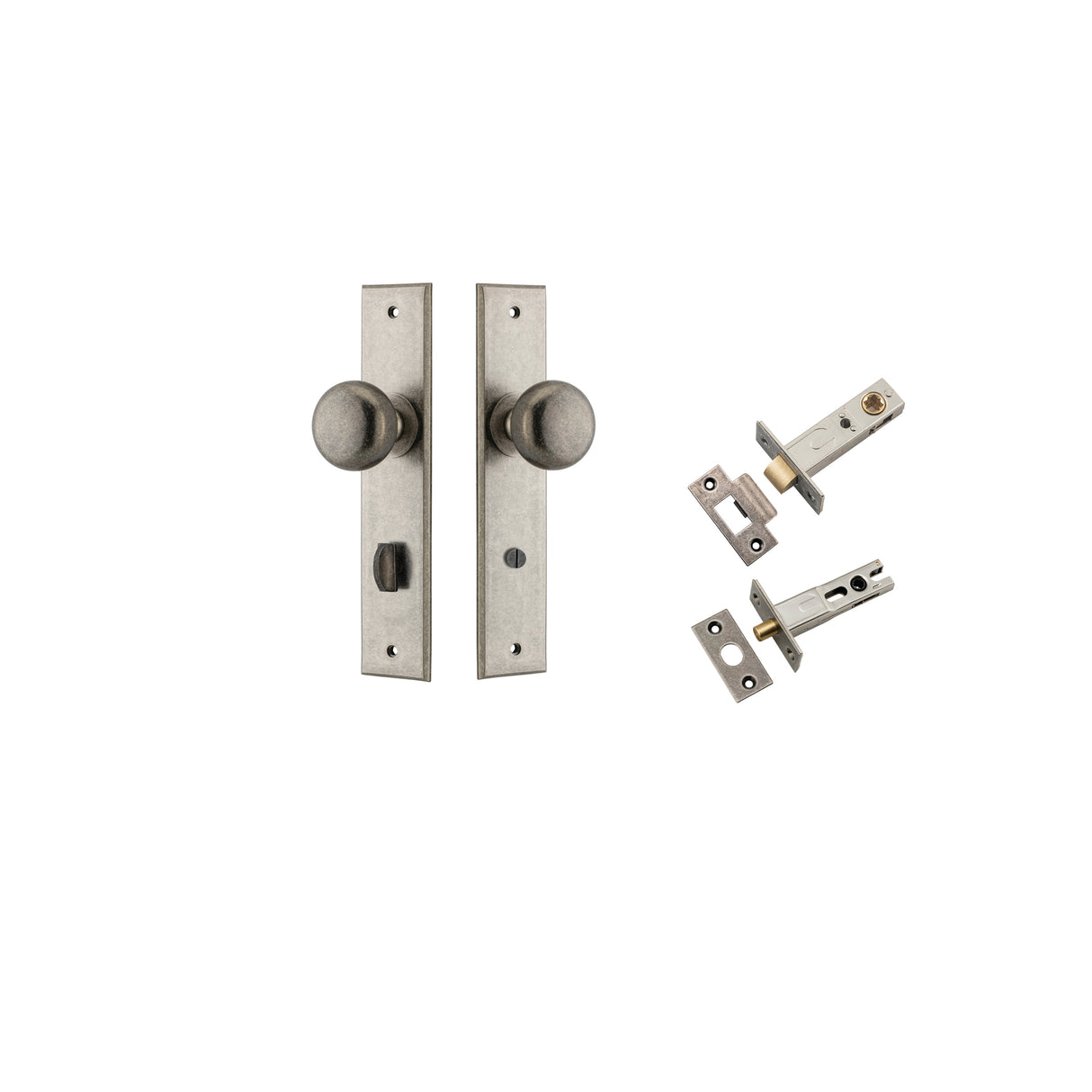 Iver Cambridge Knob Chamfered Backplate - Complete Kits