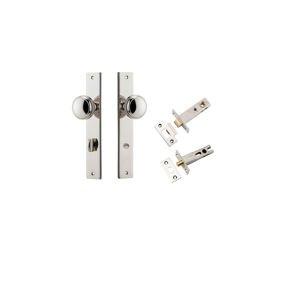 Iver Paddington Knob Rectangular Backplate - Complete Kits