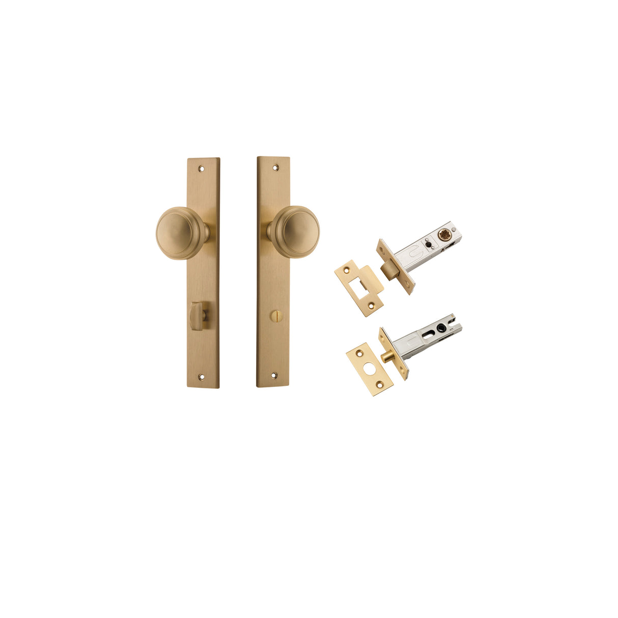 Iver Paddington Knob Rectangular Backplate - Complete Kits