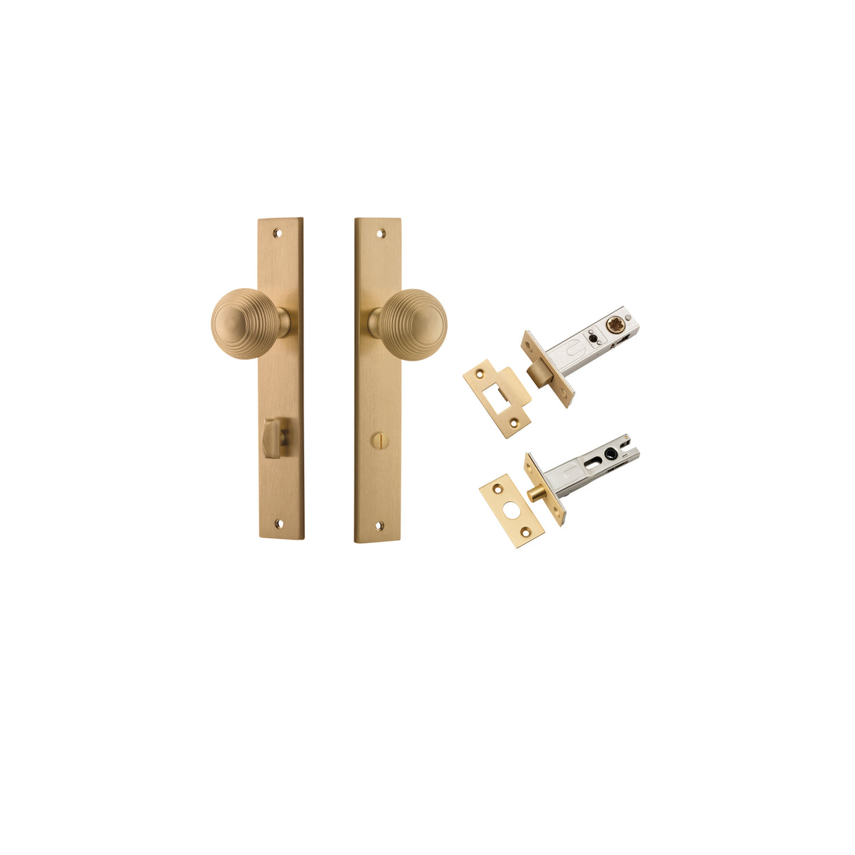 Iver Guildford Knob Rectangular Backplate - Complete Kits