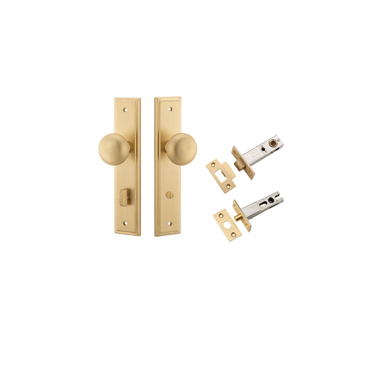 Iver Cambridge Knob Stepped Backplate - Complete Kits