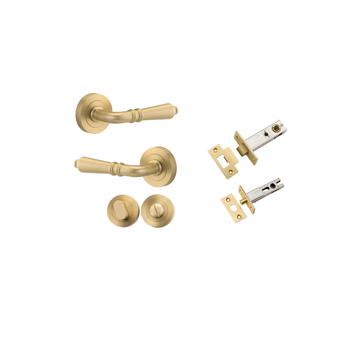 Iver Sarlat Round Rose Lever Set - Complete Kits