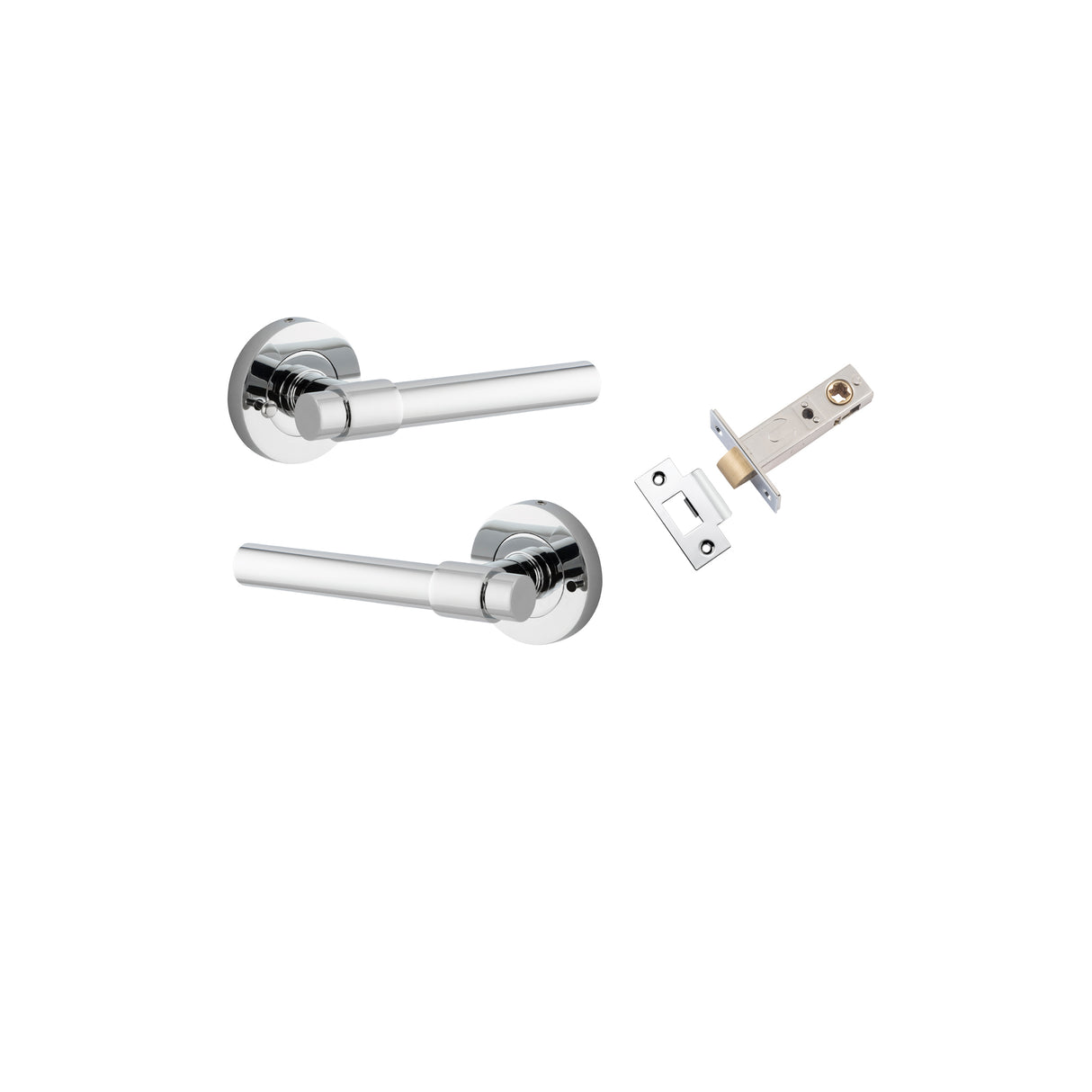 Iver Helsinki Round Rose Lever Set - Complete Kits
