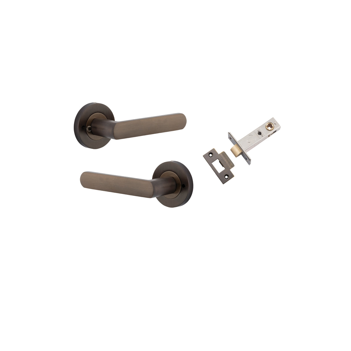 Iver Osaka Round Rose Lever Set - Complete Kits