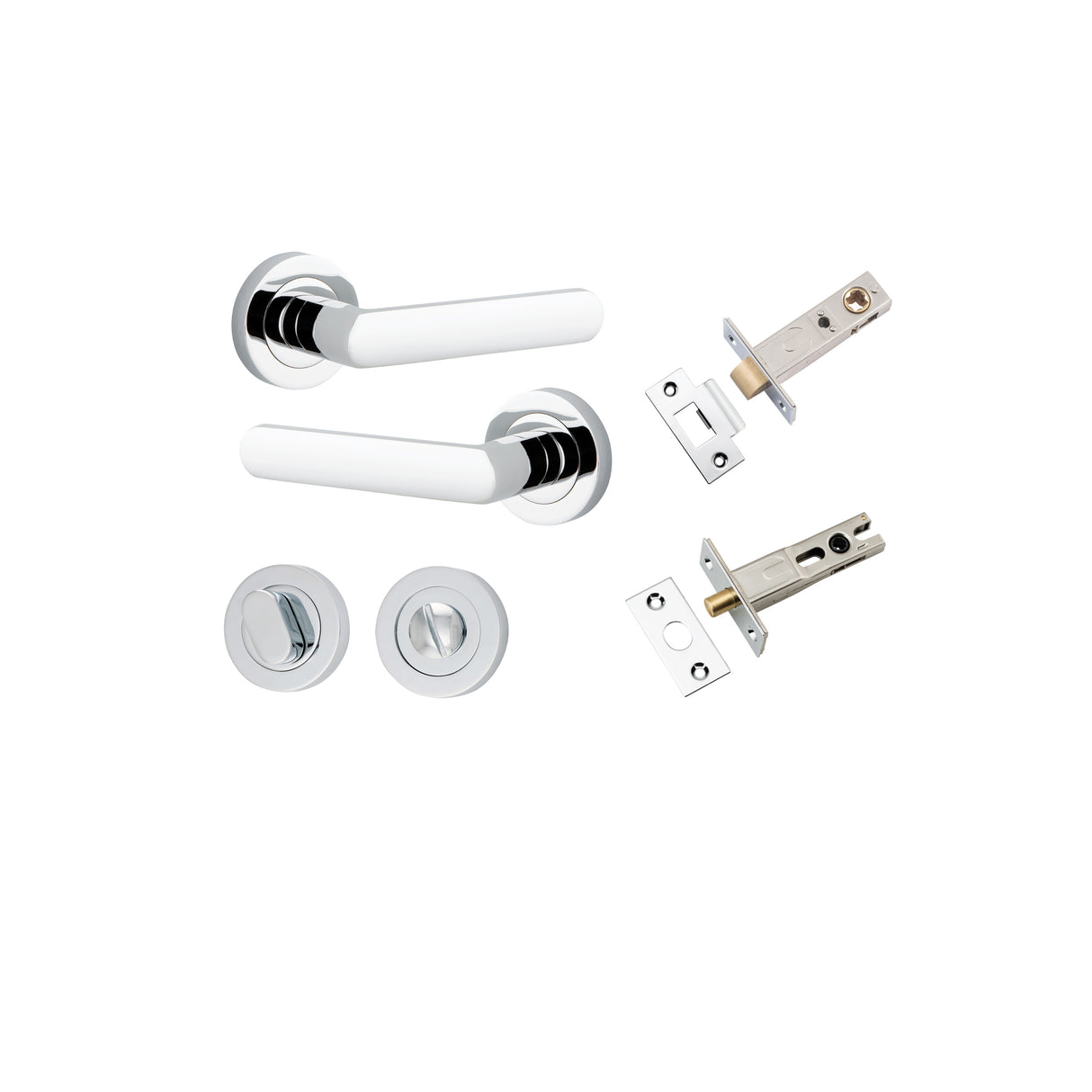 Iver Osaka Round Rose Lever Set - Complete Kits