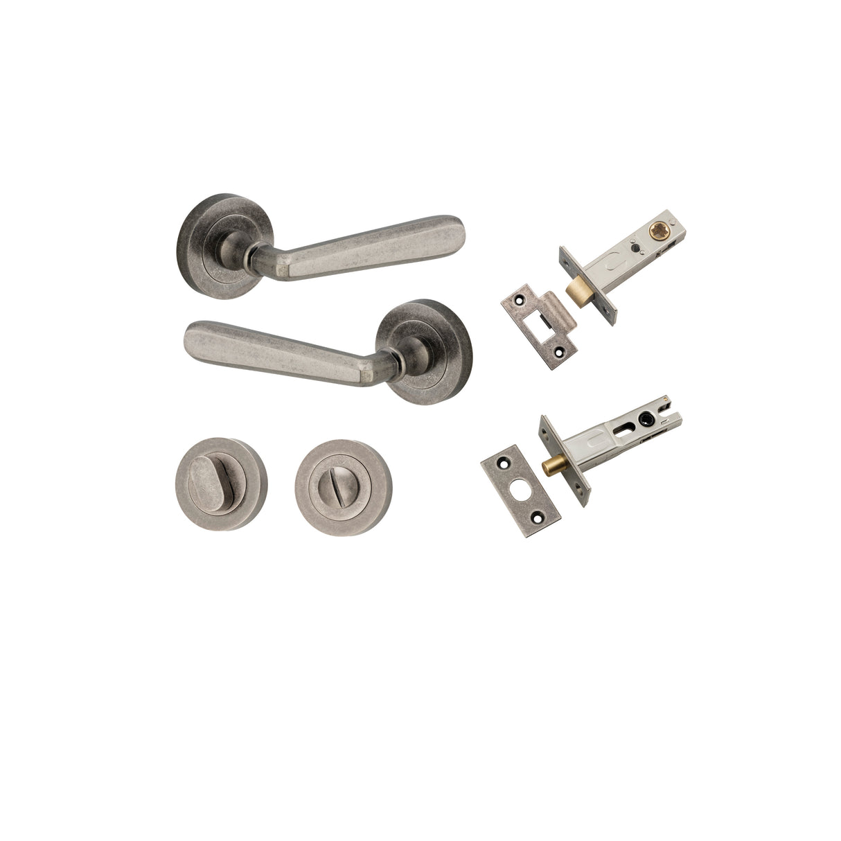 Iver Copenhagen Round Rose Lever Set - Complete Kits