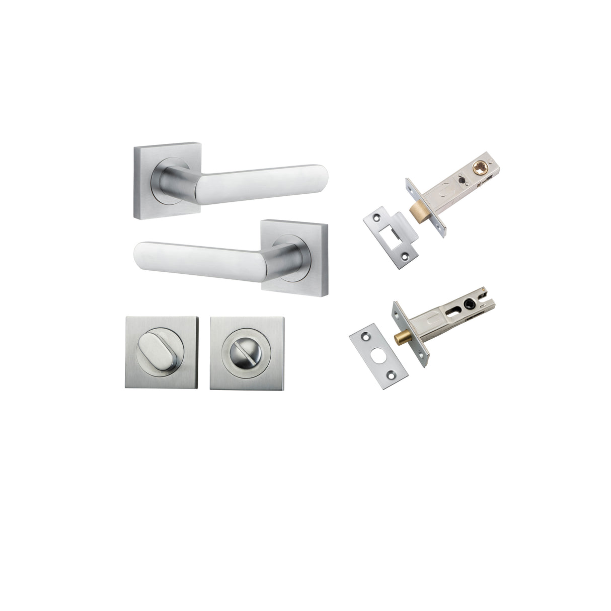 Iver Osaka Square Rose Lever Set - Complete Kits