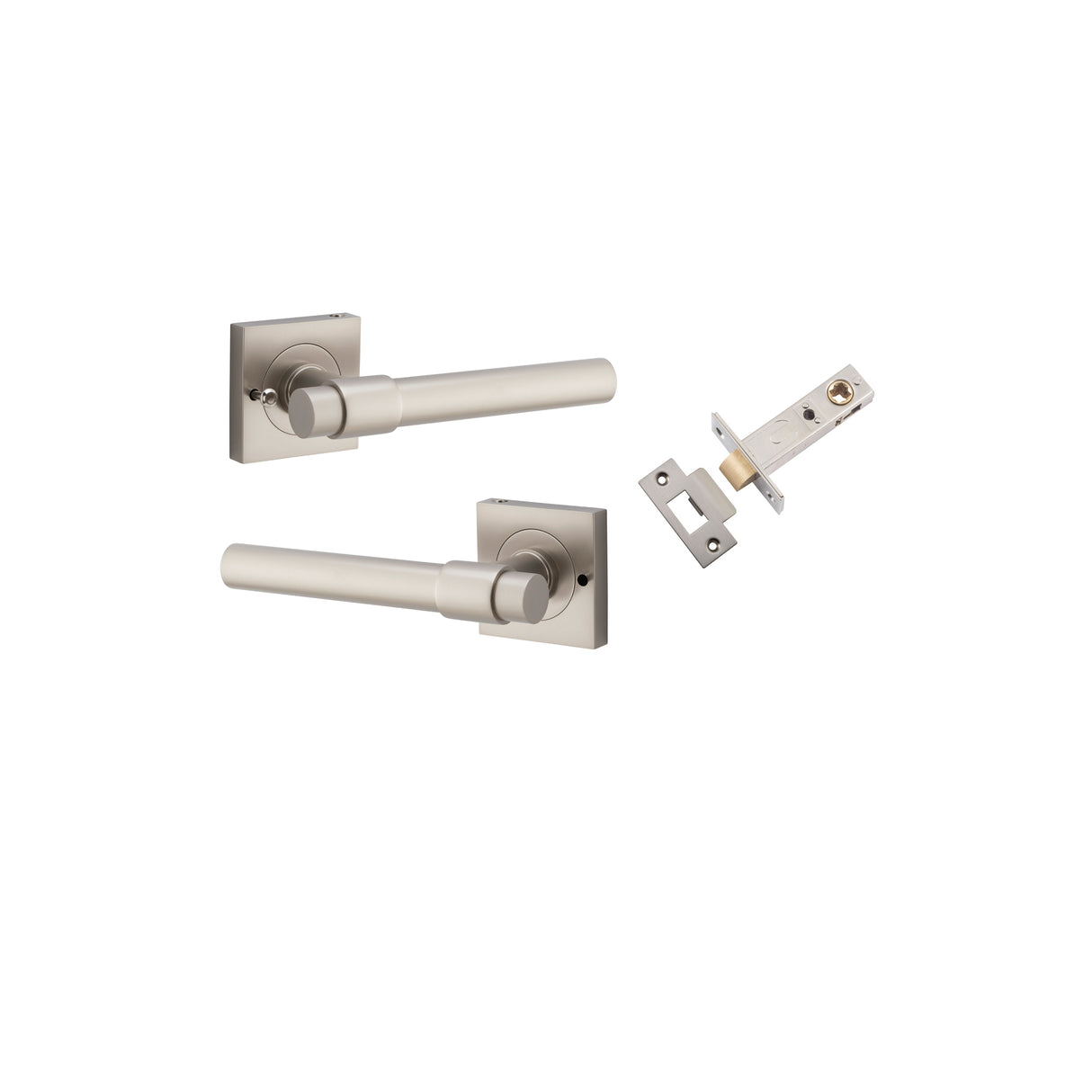 Iver Helsinki Square Rose Lever Set - Complete Kits