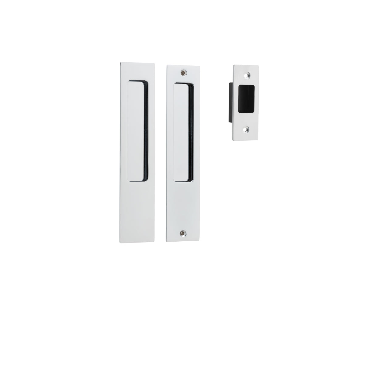 Iver Rectangular Sliding Door Pull Kit – Passage, Privacy & Entrance