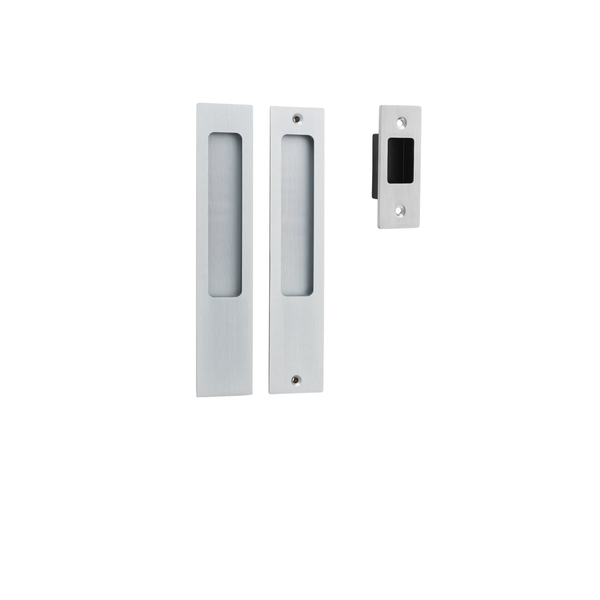Iver Rectangular Sliding Door Pull Kit – Passage, Privacy & Entrance