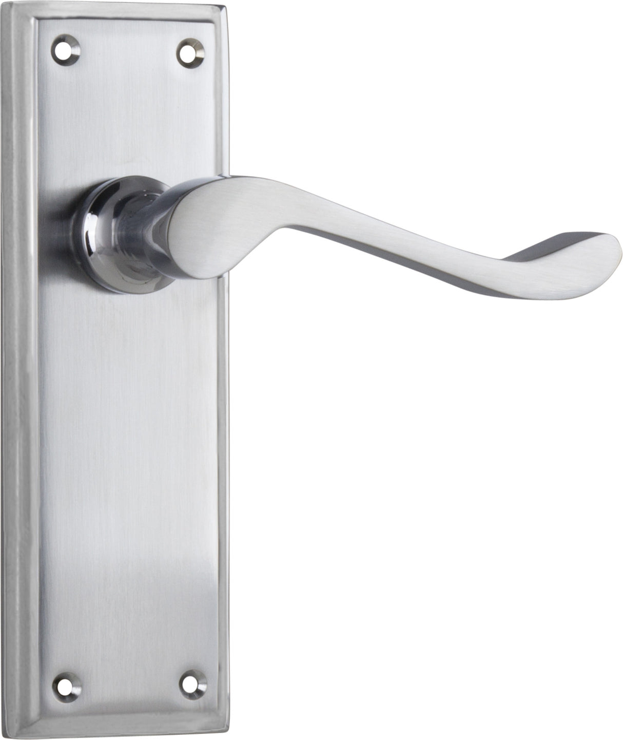 Tradco Camden Passage Lever, Satin Chrome