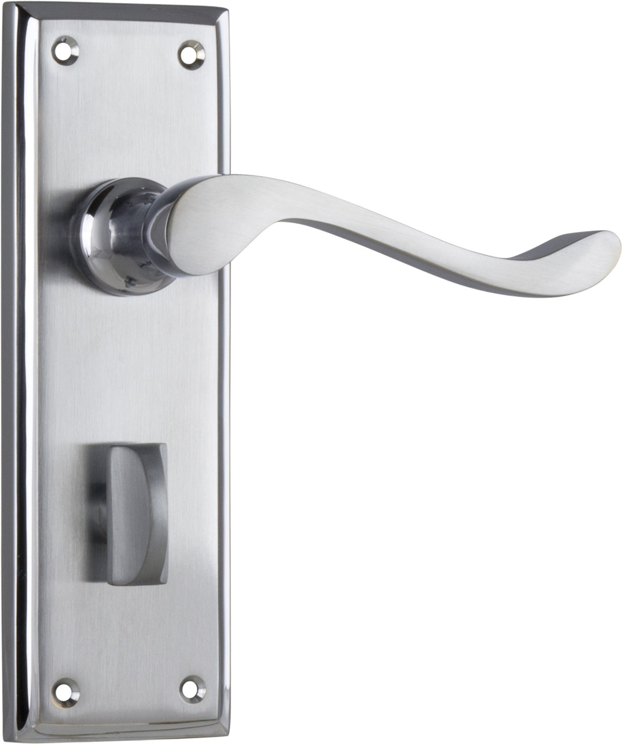Tradco Camden Privacy Lever, Satin Chrome