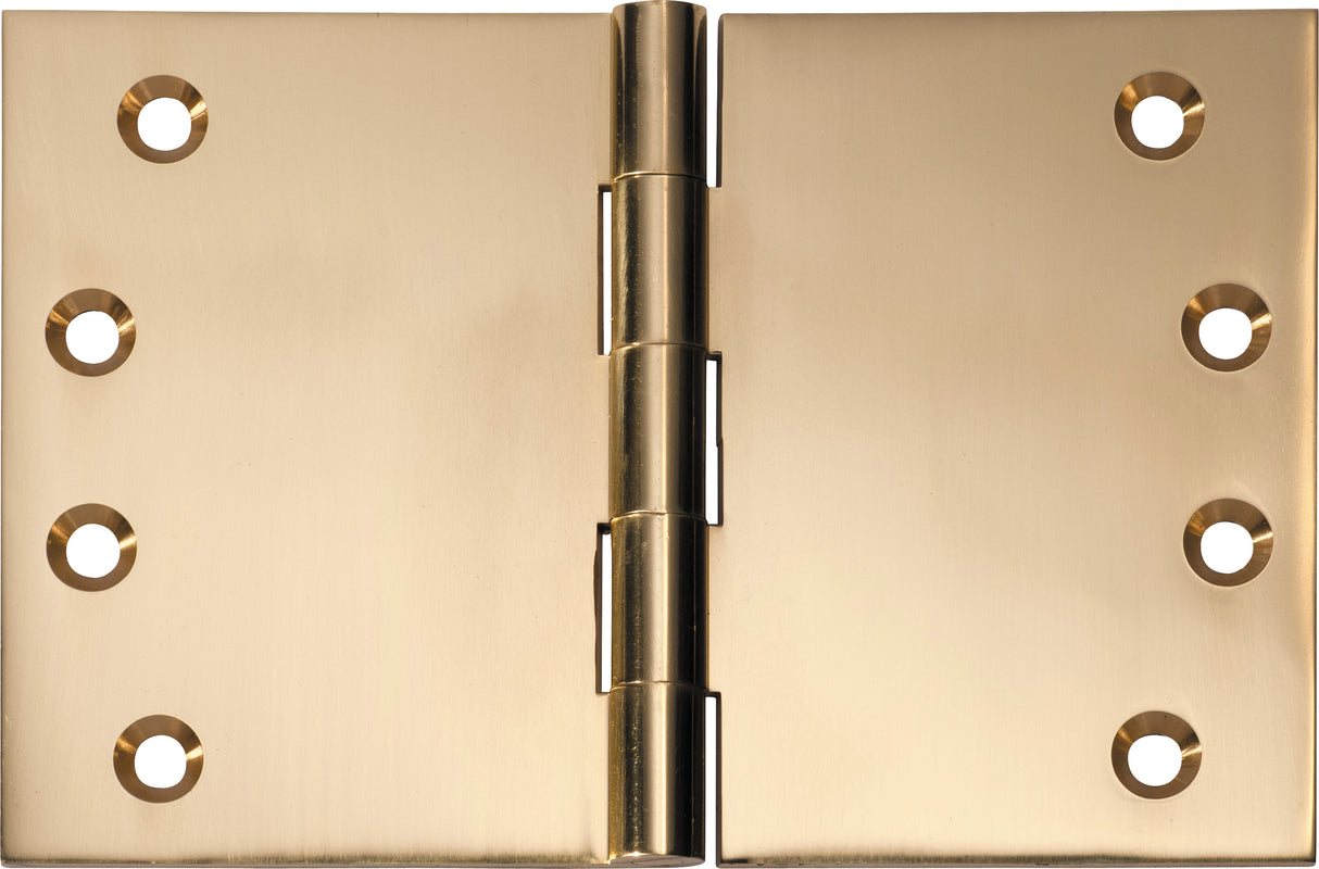 Tradco Hinge Broad Butt Polished Brass 100 x 150mm