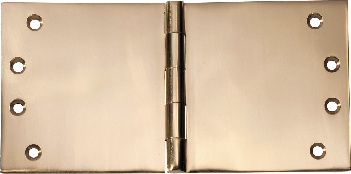 Tradco Hinge Broad Butt Polished Brass 100 x 200mm