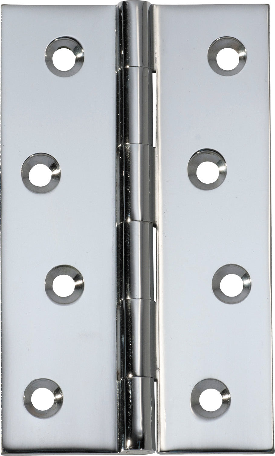 Tradco Fixed Pin Hinge Chrome Plated / Polished Chrome 100 x 60mm