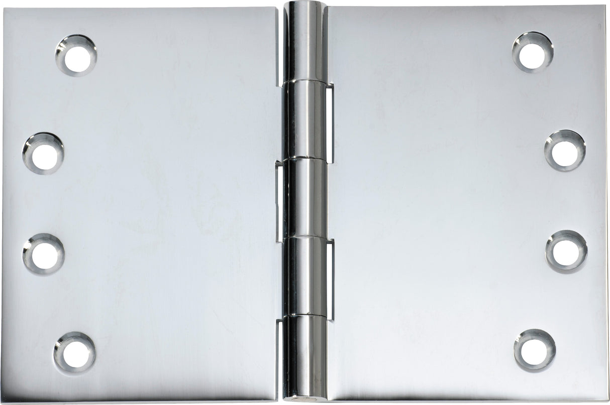 Tradco Hinge Broad Butt Chrome Plated / Polished Chrome 100 x 150mm