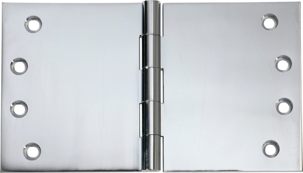 Tradco Hinge Broad Butt Chrome Plated / Polished Chrome 100 x 175mm
