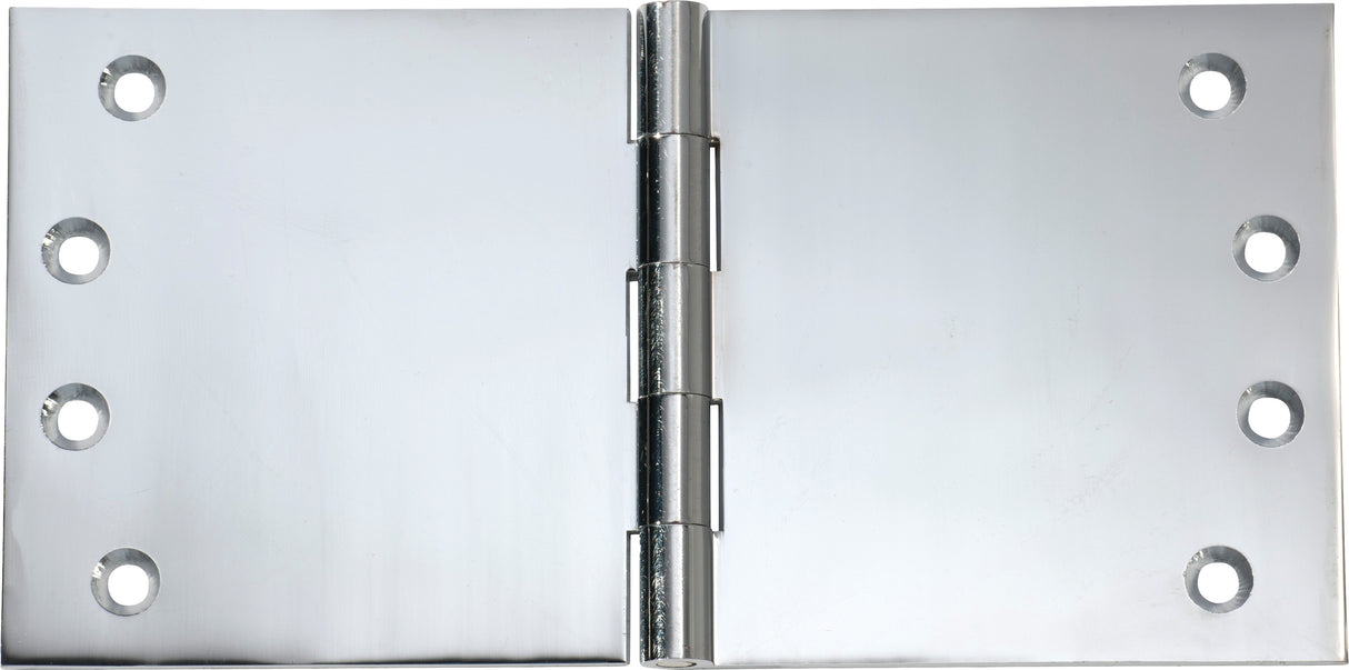 Tradco Hinge Broad Butt Chrome Plated / Polished Chrome 100 x 200mm