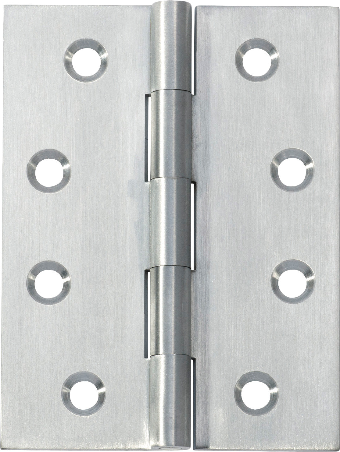 Tradco Fixed Pin Hinge Satin Chrome / Brushed Chrome 100 x 75mm