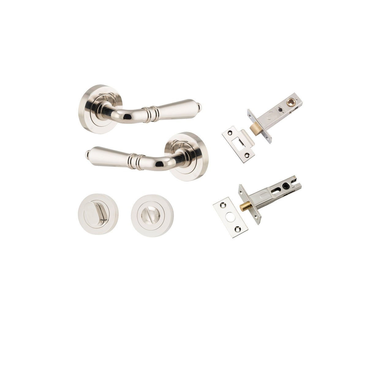Iver Sarlat Round Rose Lever Set - Complete Kits