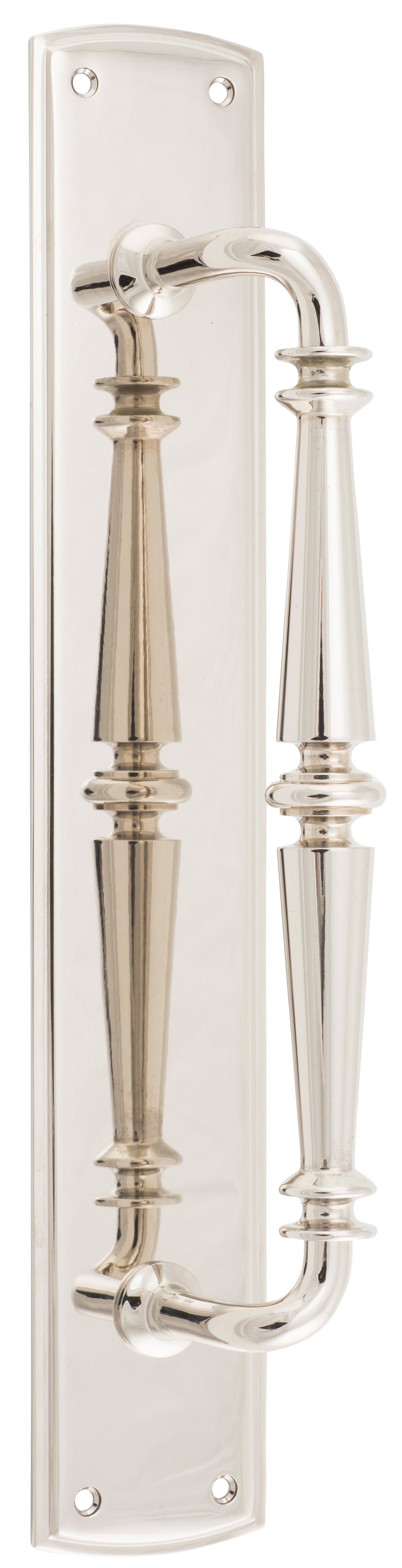 Iver Sarlat Pull Handle on Backplate 257mm Polished Chrome